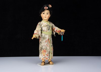 Lot 354 - A Simon & Halbig 164 Asian child doll