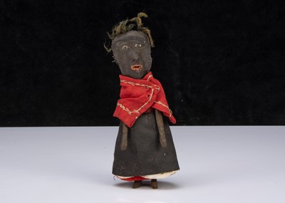 Lot 402 - An unusual 19th century Folk Art wizen fruit headed doll