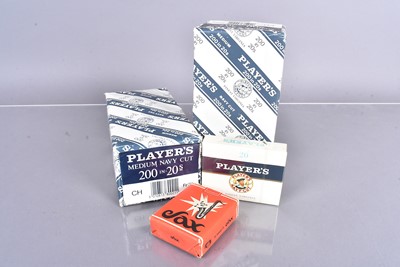 Lot 268 - Two unopened packs of 200 Player's Medium Navy Cut cigarettes