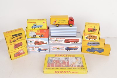 Lot 23 - Atlas Edition Dinky Commercial Vehicles and Road Signs (15)