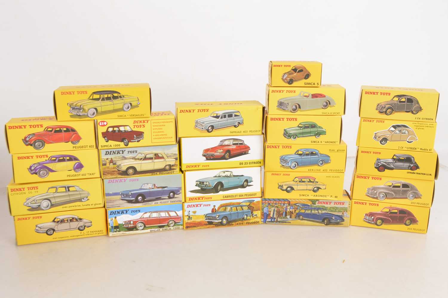 Lot 24 - Atlas Edition Dinky French Cars (24)
