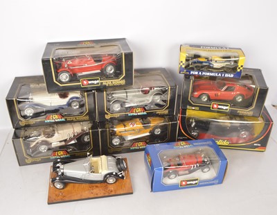 Lot 65 - Modern Diecast 1:18 Scale and Smaller Cars Mainly by Burago (10)