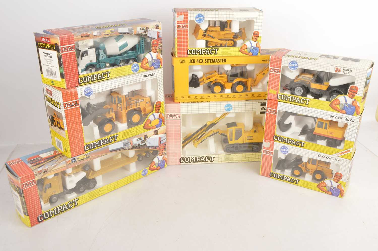 Lot 126 - Joal Diecast Construction Vehicles (9)