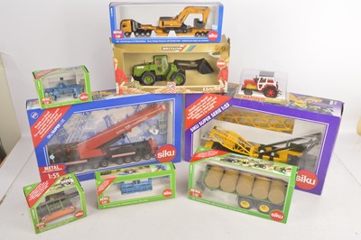 Lot 127 - Modern Diecast Construction and Farm Vehicles and Machinery by Siku and Others (8)