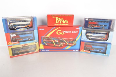 Lot 148 - 1:76 Scale Modern Public Transport Models By Creative Master Northcord and Others (8)