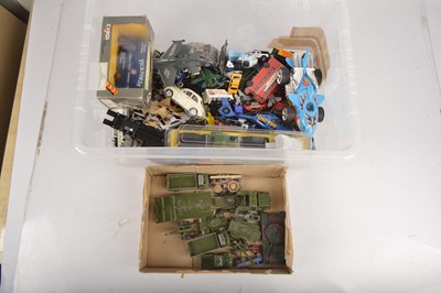 Lot 214 - Postwar and Modern Playworn Diecast Vehicles (100+)