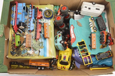 Lot 215 - 1970s and Later Playworn Diecast and Plastic Vehicles (70+)