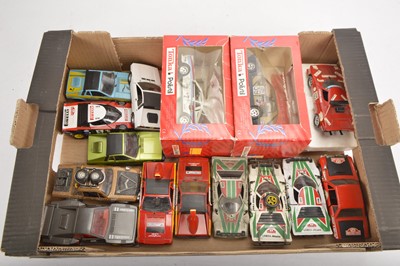 Lot 244 - Vintage Polistil and Martoys 1:16/1:24/25 Scale mainly Competition Models (22 cars)