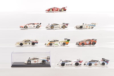 Lot 246 - 1:43 Scale Resin and White Metal Kit Built Competition Models (10)