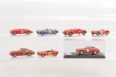 Lot 247 - 1:43 Scale Resin and White Metal Kit Built Competition Models (7)