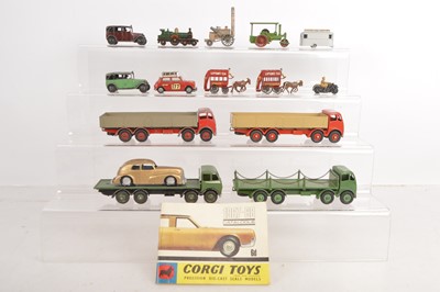 Lot 258 - Postwar Playworn Diecast Vehicles (16)