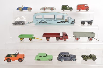 Lot 259 - Postwar Playworn Dinky Diecast Vehicles (15)