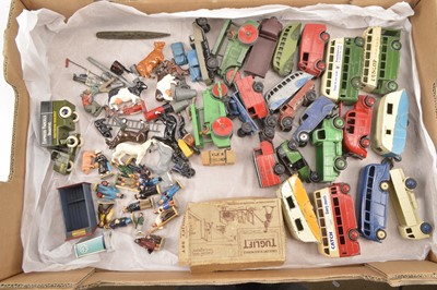 Lot 267 - Postwar Playworn Diecast Vehicles and Figures, (50+)