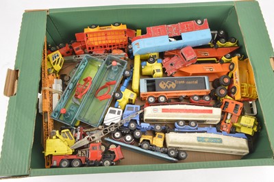 Lot 272 - Postwar and Later Playworn Corgi Commercial and Military Vehicles (40+)