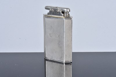 Lot 292 - A hexagonal silver pocket lighter