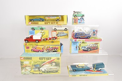 Lot 280 - Corgi Diecast Sporting Themed Models With Reproduction Boxes (7)