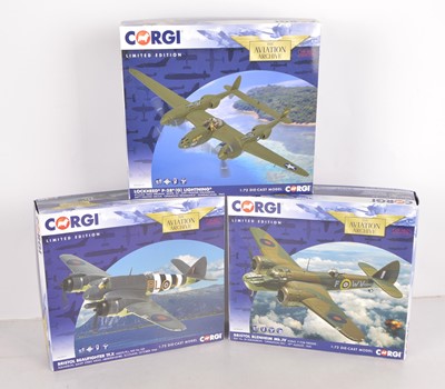 Lot 289 - Corgi Aviation Archive 1:72 Scale WWII Allied Aircraft