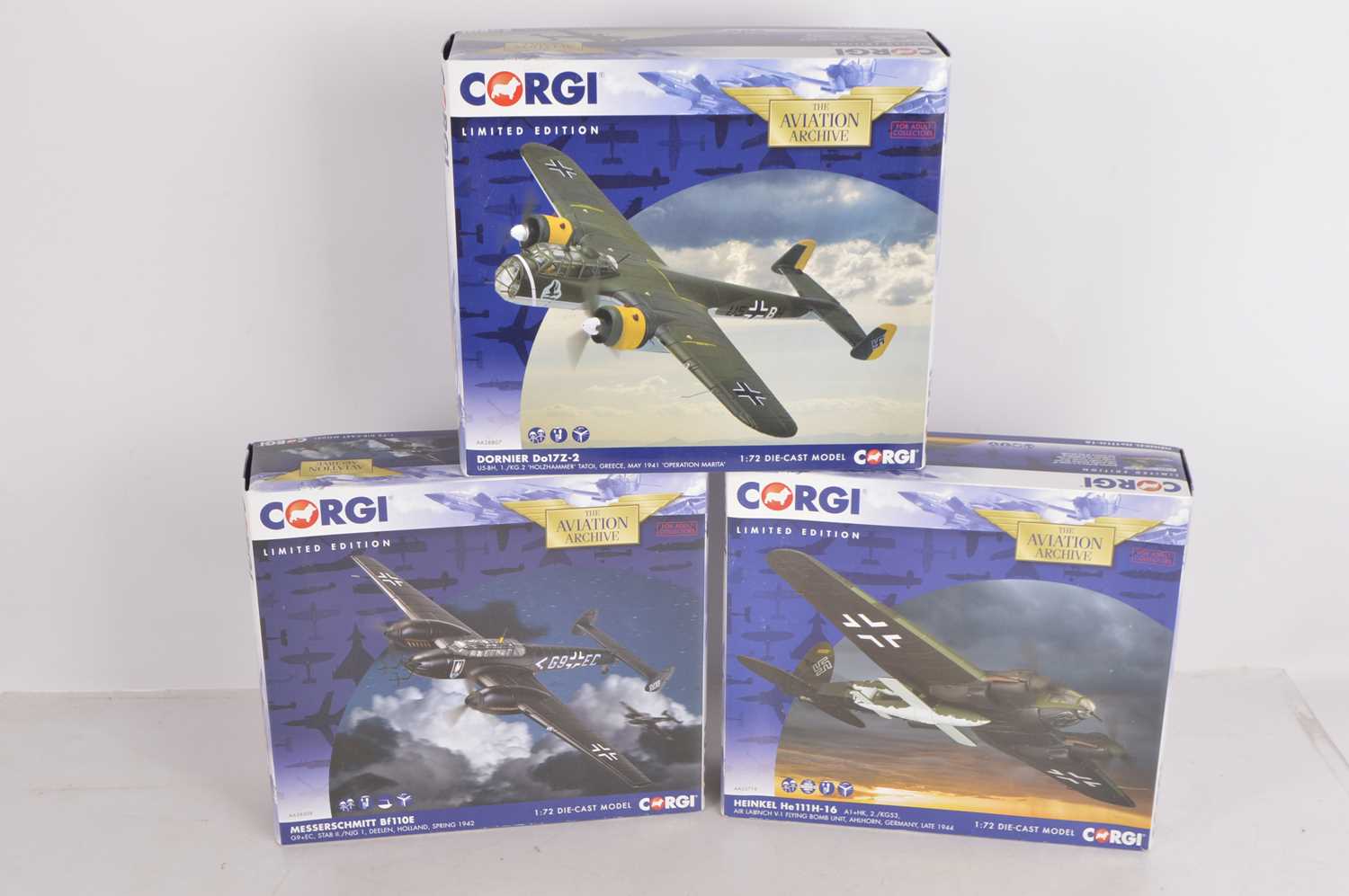 Lot 290 - Corgi Aviation Archive 1:72 Scale WWII