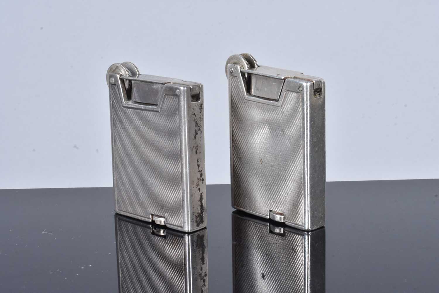 Lot 294 - Two Viceroy silver pocket lighters