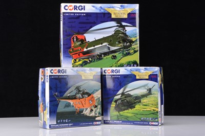 Lot 294 - Corgi Aviation Archive 1:72 Scale Helicopters
