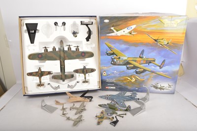 Lot 306 - WWII and Later Corgi Aviation and Other Model Aircraft (8 aircraft)