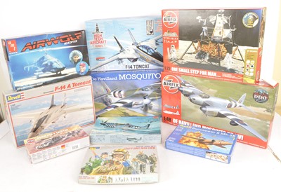 Lot 310 - Airfix Fujimi Revell and other plastic kits unbuilt in original boxes  (10)