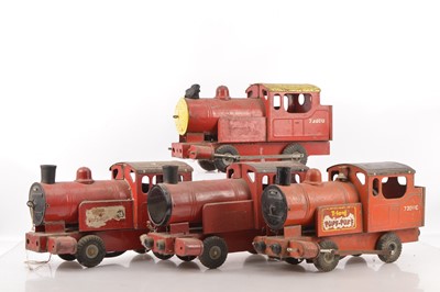 Lot 328 - Tri-ang push along Puff-Puff Locomotives (4)