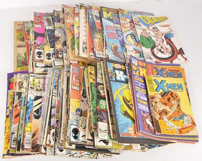 Lot 367 - Collection of Marvel Comics various titles mainly 1980's and early 1990's (109)