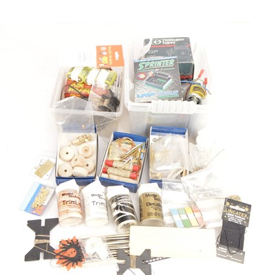 Lot 371 - Radio Controlled Boat and Helicopter with various Accessories and Revell car kits and Balsa Airplane kit
