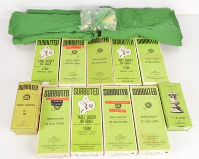 Lot 372 - Subbuteo Football and Cricket Teams Pitches and Accessories