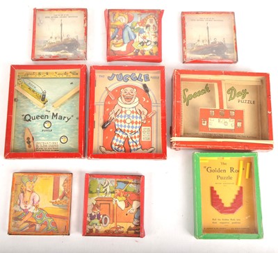 Lot 391 - Journet & Co and other makers Dexterity Puzzles