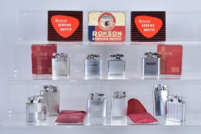 Lot 304 - A group of Ronson Pocket lighters