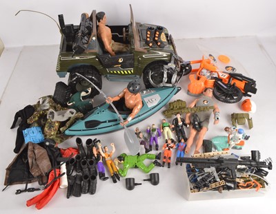 Lot 404 - Collection of circa 1990's Action Man and Accessories and various MacDonald Figures Toys