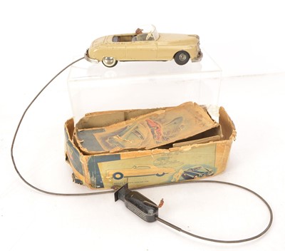 Lot 414 - An Arnold West German cable operated Tin convertible car