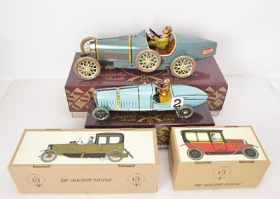 Lot 416 - 1980's Paya clockwork Tinplate Vehicles in original boxes (4)