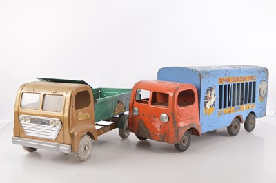 Lot 419 - Three Tri-ang large Steel Trucks