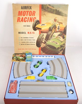 Lot 434 - Airfix and  Scalextric Motor Racing Sets and Accessories Cars and Track