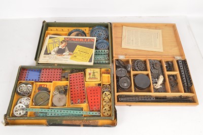 Lot 449 - Marklin  'Meccano style' Construction Sets and HW 'The Young Designer' Construction Set (3 sets)