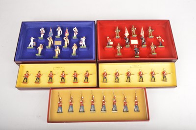 Lot 491 - W Britains and other modern  Military sets in original boxes (5)