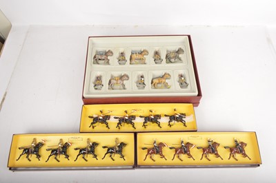 Lot 492 - W Britains and other modern  Military sets in original boxes (4)