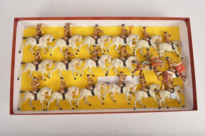 Lot 504 - Britains set 101 Mounted Band of the Life Guards (18)