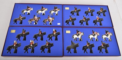 Lot 505 - Britains Life Guards Mounted Band sets (4)