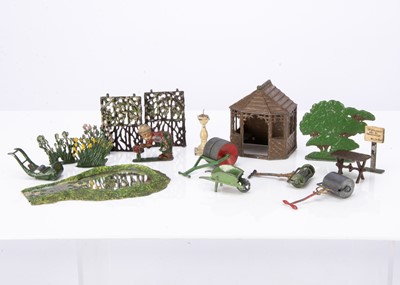 Lot 536 - A lot of garden accessories by various makers including Pixyland and Hill comprising Wend al bush