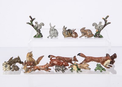 Lot 552 - Woodland animals by various makers including John Hill and Pixyland comprising German made seated Rabbits (9)