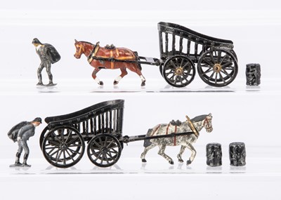 Lot 561 - Charbens coal carts (2) comprising carts