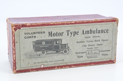 Lot 597 - Britains empty box for pre WW2 version of rare No. 1513 Volunteer Corps Ambulance