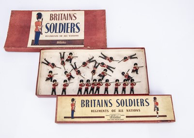 Lot 603 - Britains empty boxes for sets 1283 The Grenadier Guards (Firing in Three Positions) and 1327 Grenadier Guards Firing (Lying, Standing, Kneeling)