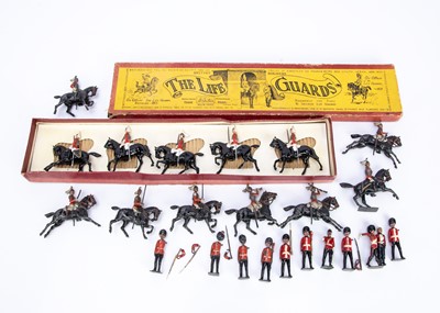 Lot 611 - Britains boxed set 1 The Life Guards (last version with variety of poses)