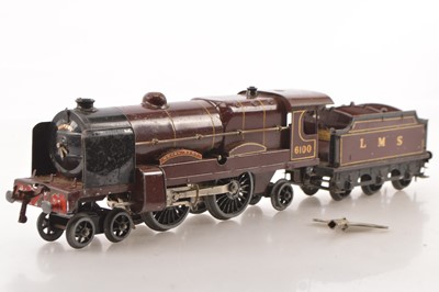 Lot 659 - A Hornby 0 Gauge clockwork 'Royal Scot' Locomotive with Tender and Key (3)