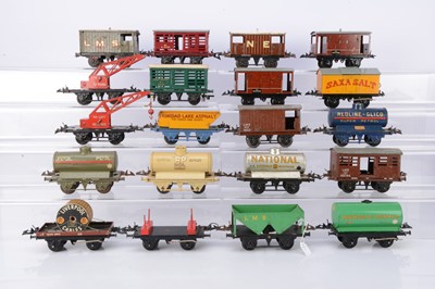 Lot 670 - Unboxed Hornby 0 Gauge Goods Stock (qty)